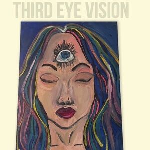 Third eye vision handpainted oil painting by me.​​​​​​